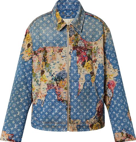 louis vuitton tapestry jacket|Louis Vuitton denim jacket.